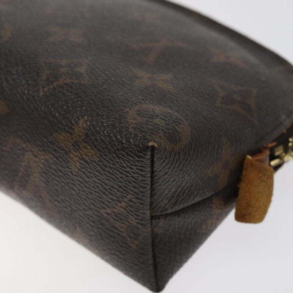 LOUIS VUITTON Monogram Pochette Cosmetic PM Pouch M43998 LV Auth 125383