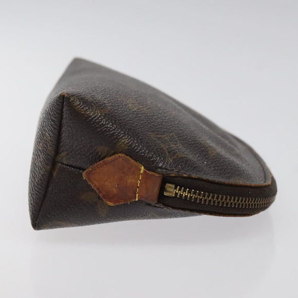 LOUIS VUITTON Monogram Pochette Cosmetic PM Pouch M43998 LV Auth 125383