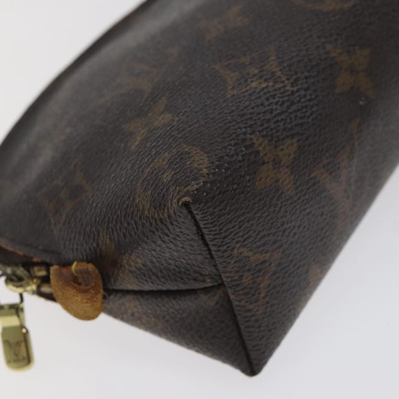 LOUIS VUITTON Monogram Pochette Cosmetic PM Pouch M43998 LV Auth 125383