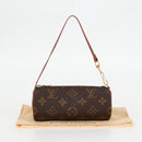 LOUIS VUITTON Monogram Papillon Pouch LV Auth 125392V-21