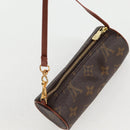 LOUIS VUITTON Monogram Papillon Pouch LV Auth 125392V-6