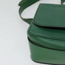 LOUIS VUITTON Epi Cartouchiere MM Shoulder Bag Green M52244 LV Auth 125397-14