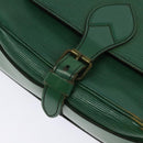LOUIS VUITTON Epi Cartouchiere MM Shoulder Bag Green M52244 LV Auth 125397-10