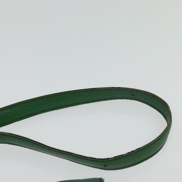 LOUIS VUITTON Epi Cartouchiere MM Shoulder Bag Green M52244 LV Auth 125397