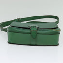 LOUIS VUITTON Epi Cartouchiere MM Shoulder Bag Green M52244 LV Auth 125397-5