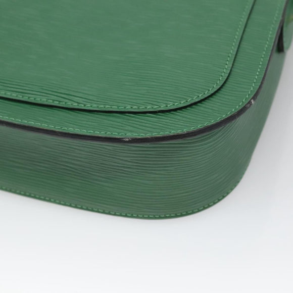 LOUIS VUITTON Epi Saint Cloud GM Shoulder Bag Green M52194 LV Auth 125398
