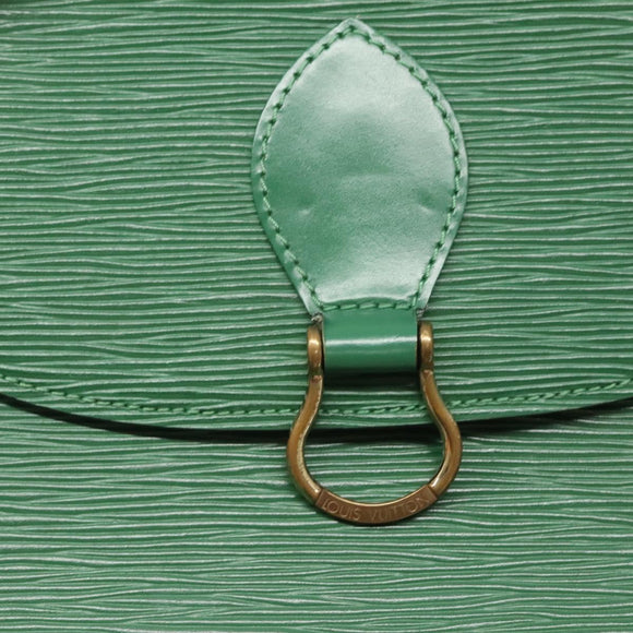 LOUIS VUITTON Epi Saint Cloud GM Shoulder Bag Green M52194 LV Auth 125398