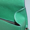 LOUIS VUITTON Epi Saint Cloud GM Shoulder Bag Green M52194 LV Auth 125398-22