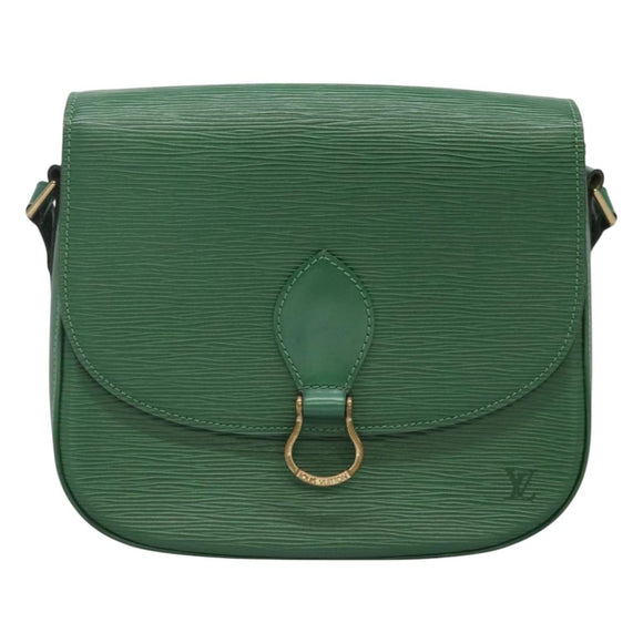 LOUIS VUITTON Epi Saint Cloud GM Shoulder Bag Green M52194 LV Auth 125398