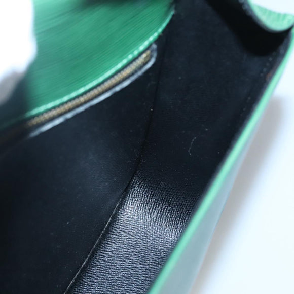 LOUIS VUITTON Epi Saint Cloud GM Shoulder Bag Green M52194 LV Auth 125398