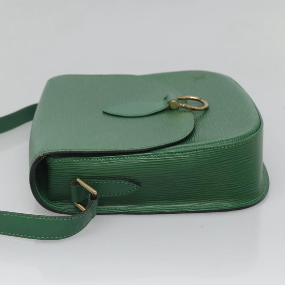 LOUIS VUITTON Epi Saint Cloud GM Shoulder Bag Green M52194 LV Auth 125398