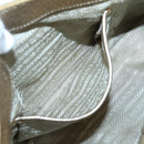 PRADA Shoulder Bag Leather Gold Tone Auth 125408-23