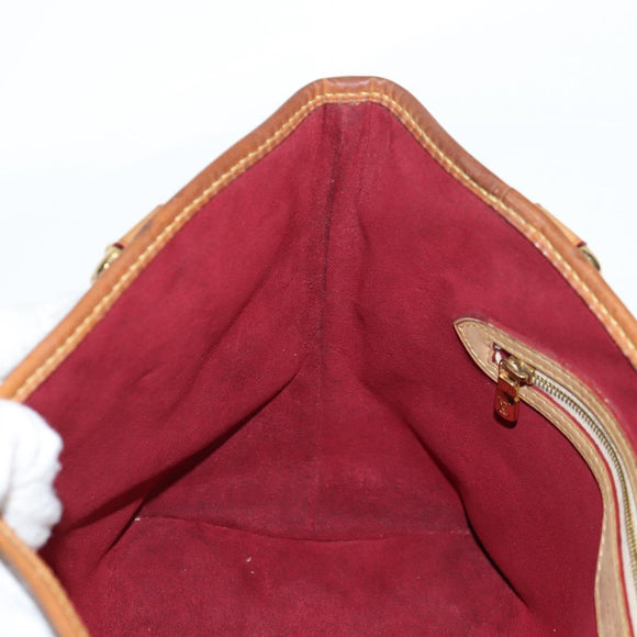 LOUIS VUITTON Monogram Multicolor Annie MM Tote Bag White M40307 LV Auth 125412V