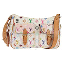 LOUIS VUITTON Monogram Multicolor Lodge GM Bag White M40051 LV Auth 125413V-1