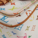 LOUIS VUITTON Monogram Multicolor Lodge GM Bag White M40051 LV Auth 125413V-16