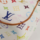 LOUIS VUITTON Monogram Multicolor Lodge GM Bag White M40051 LV Auth 125413V-18
