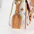 LOUIS VUITTON Monogram Multicolor Lodge GM Bag White M40051 LV Auth 125413V-19