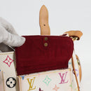 LOUIS VUITTON Monogram Multicolor Lodge GM Bag White M40051 LV Auth 125413V-22