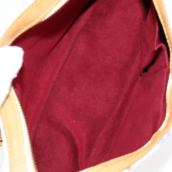 LOUIS VUITTON Monogram Multicolor Lodge GM Bag White M40051 LV Auth 125413V