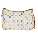 LOUIS VUITTON Monogram Multicolor Lodge GM Bag White M40051 LV Auth 125413V-2