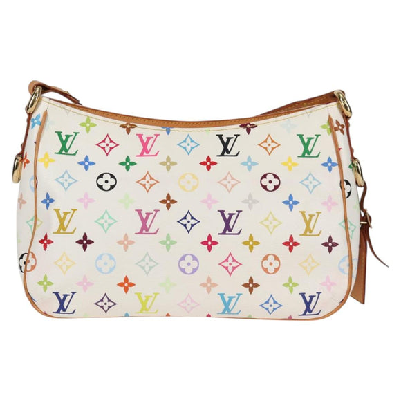 LOUIS VUITTON Monogram Multicolor Lodge GM Bag White M40051 LV Auth 125413V