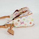 LOUIS VUITTON Monogram Multicolor Lodge GM Bag White M40051 LV Auth 125413V-3