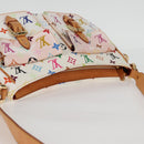 LOUIS VUITTON Monogram Multicolor Lodge GM Bag White M40051 LV Auth 125413V-6