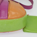 CELINE Shoulder Bag Leather Pink Gold Auth 125416-14