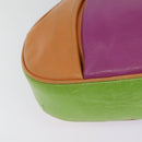 CELINE Shoulder Bag Leather Pink Gold Auth 125416-15