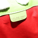 CELINE Shoulder Bag Leather Pink Gold Auth 125416-17