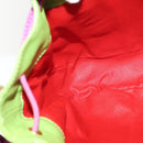 CELINE Shoulder Bag Leather Pink Gold Auth 125416-19