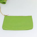 CELINE Shoulder Bag Leather Pink Gold Auth 125416-20