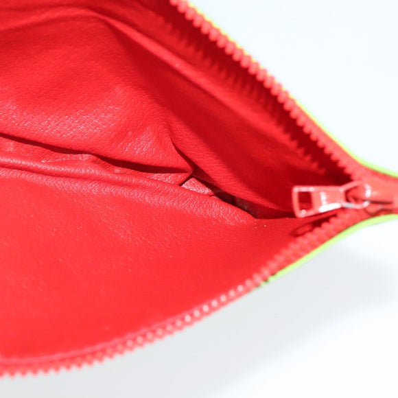 CELINE Shoulder Bag Leather Pink Gold Auth 125416