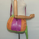 CELINE Shoulder Bag Leather Pink Gold Auth 125416-25