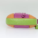 CELINE Shoulder Bag Leather Pink Gold Auth 125416-5