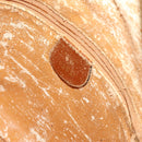 GUCCI Bamboo Hand Bag Leather 2way Brown Gold 001 1705 1638 Auth 125422-14