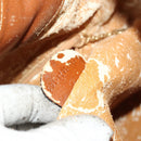 GUCCI Bamboo Hand Bag Leather 2way Brown Gold 001 1705 1638 Auth 125422-19