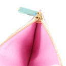 LOUIS VUITTON Monogram Multicolor Pochette Cles NM White M93734 LV Auth 125425V-18