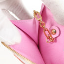 LOUIS VUITTON Monogram Multicolor Pochette Cles NM White M93734 LV Auth 125425V-19