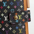 LOUIS VUITTON Multicolor Agenda GM Day Planner Cover Black R20893 Auth 125426SA-18