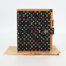 LOUIS VUITTON Multicolor Agenda GM Day Planner Cover Black R20893 Auth 125426SA-12