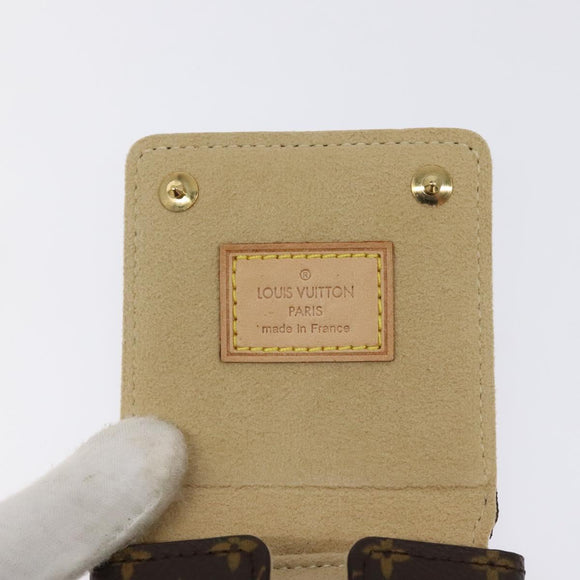 LOUIS VUITTON Monogram Jewelry case Jewelry Box LV Auth 125427