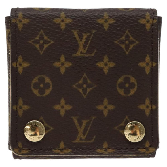 LOUIS VUITTON Monogram Jewelry case Jewelry Box LV Auth 125427