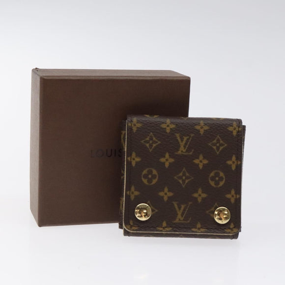 LOUIS VUITTON Monogram Jewelry case Jewelry Box LV Auth 125427