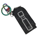 LOUIS VUITTON Monogram Eclipse Porte Cles Etoui Coin Purse MP1856 LV Auth 125429-1