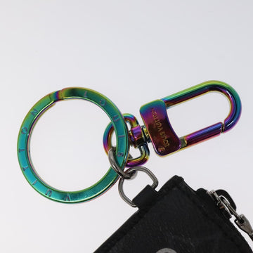 LOUIS VUITTON Monogram Eclipse Porte Cles Etoui Coin Purse MP1856 LV Auth 125429 - 0