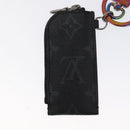 LOUIS VUITTON Monogram Eclipse Porte Cles Etoui Coin Purse MP1856 LV Auth 125429-5