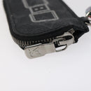 LOUIS VUITTON Monogram Eclipse Porte Cles Etoui Coin Purse MP1856 LV Auth 125429-6