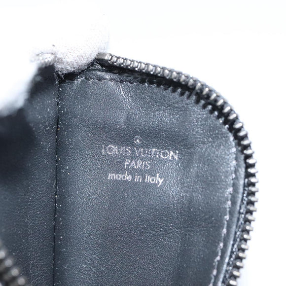 LOUIS VUITTON Monogram Eclipse Porte Cles Etoui Coin Purse MP1856 LV Auth 125429