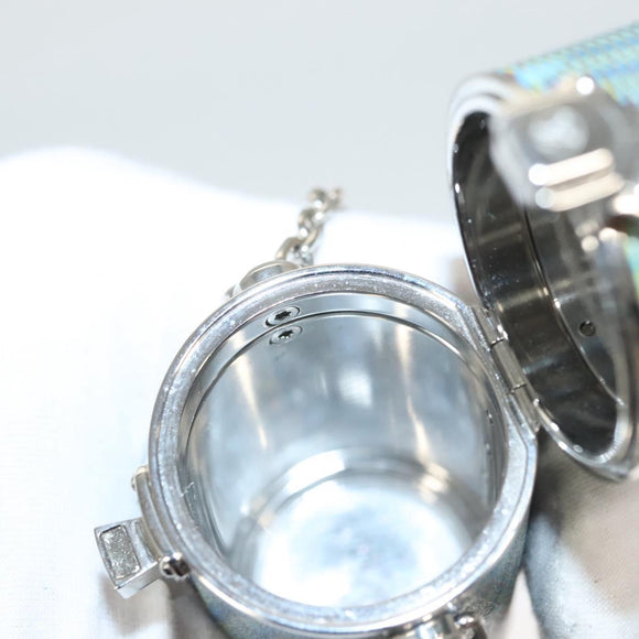 LOUIS VUITTON Monogram LV Pop Chain Lipstick Case Blue MP2536 LV Auth 125431